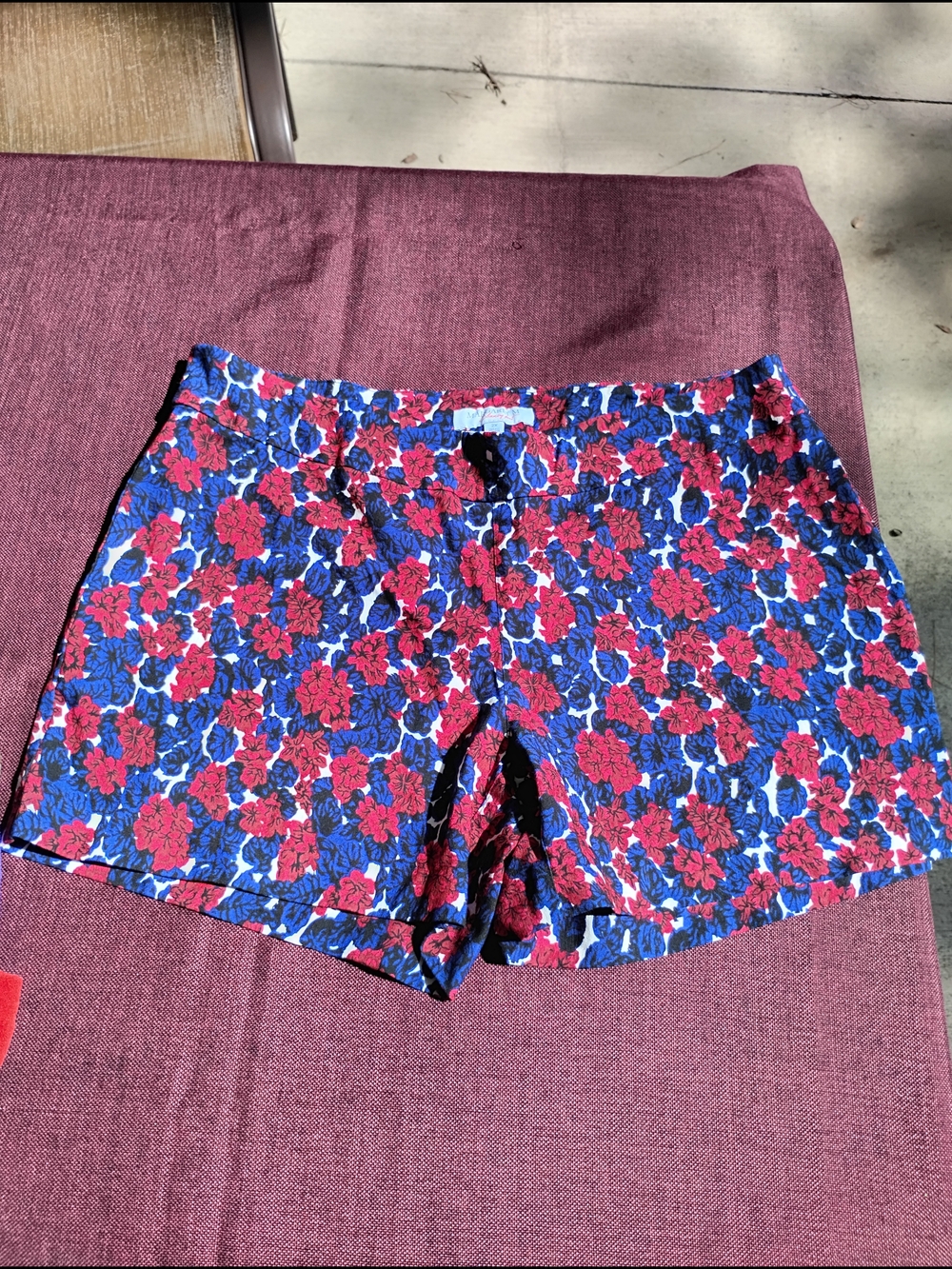 Margaret M Slimming Stretch Pant Shorts floral pull on shorts Size 2X
